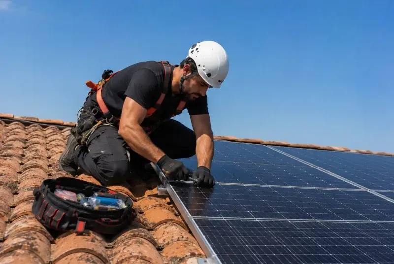 Maintenance et monitoring de panneaux solaires à Batz-sur-Mer